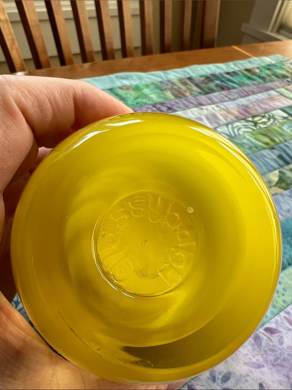 Lemon Yellow Glassybaby Chinababy - Picture 3 of 5